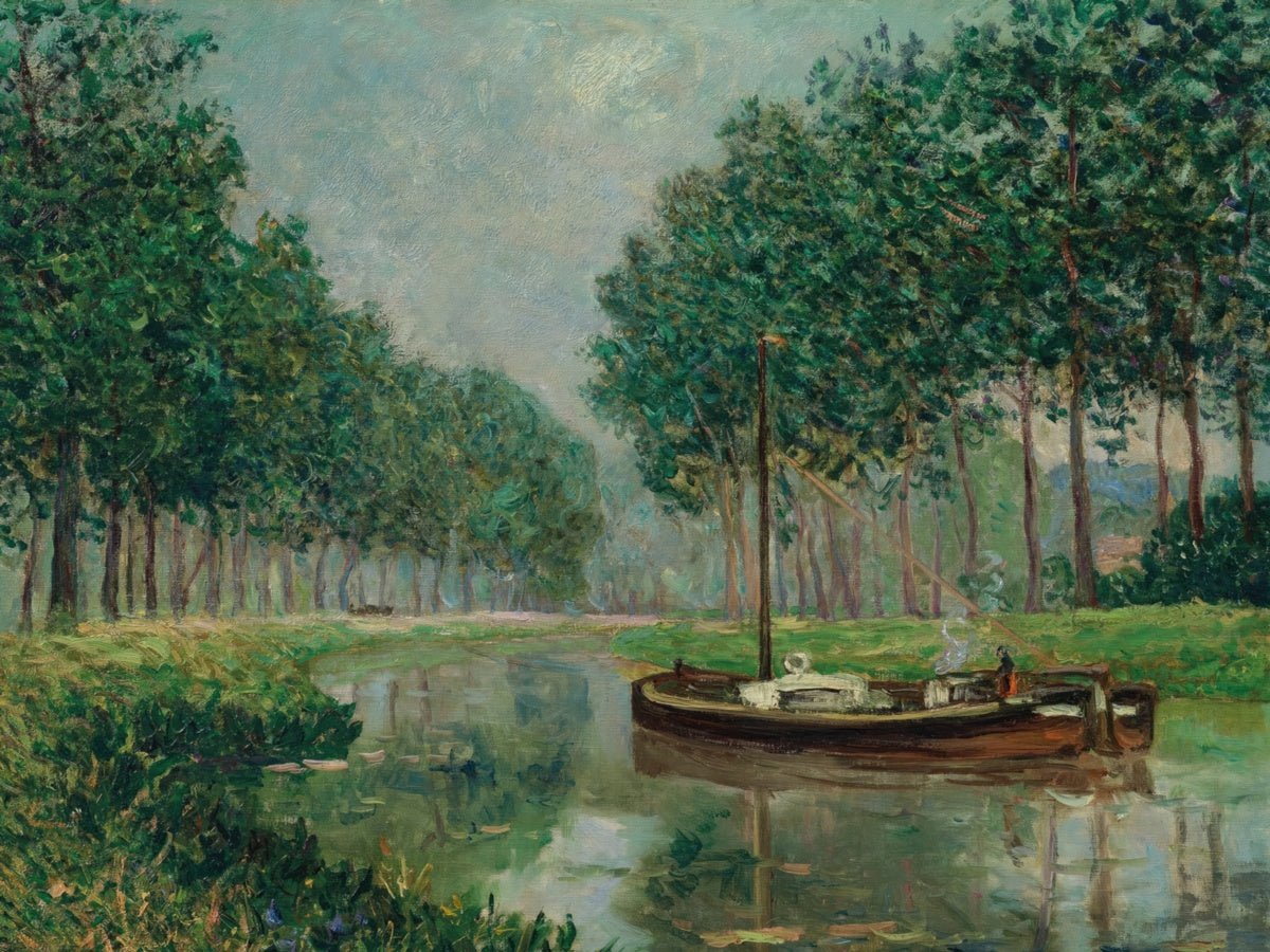 Barge on a Canal | Maxime Maufra | Ave Legato Art Prints