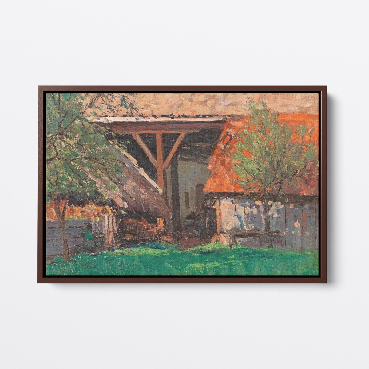 Barn in Stainz | Alfred Zoff | Ave Legato Art Prints