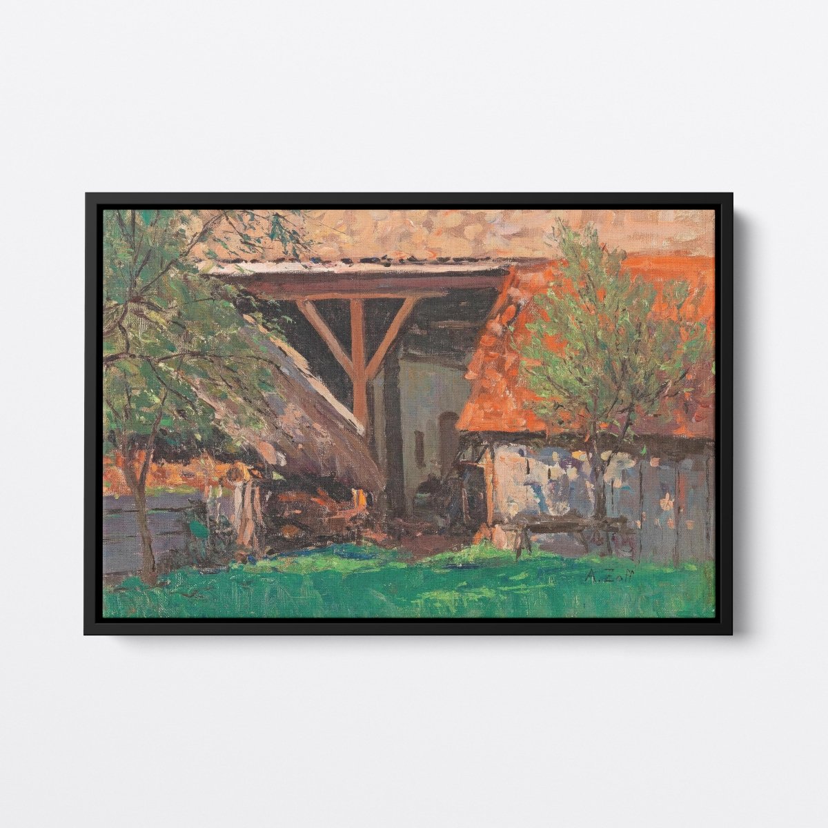 Barn in Stainz | Alfred Zoff | Ave Legato Art Prints