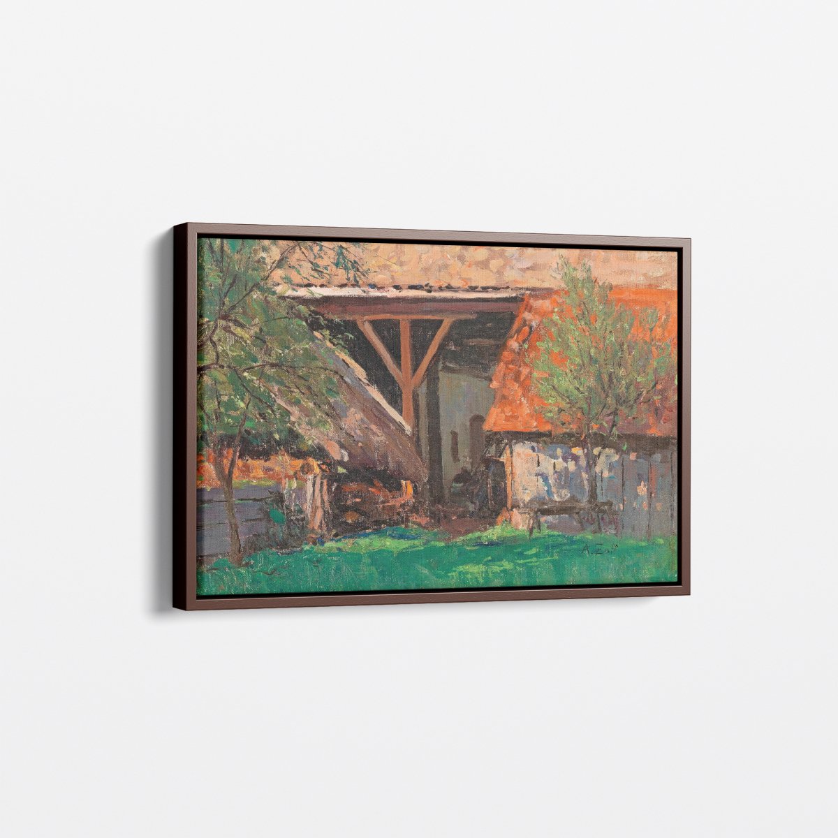 Barn in Stainz | Alfred Zoff | Ave Legato Art Prints