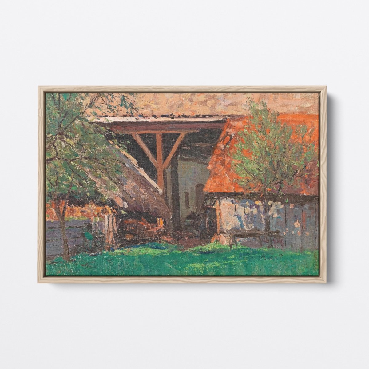 Barn in Stainz | Alfred Zoff | Ave Legato Art Prints