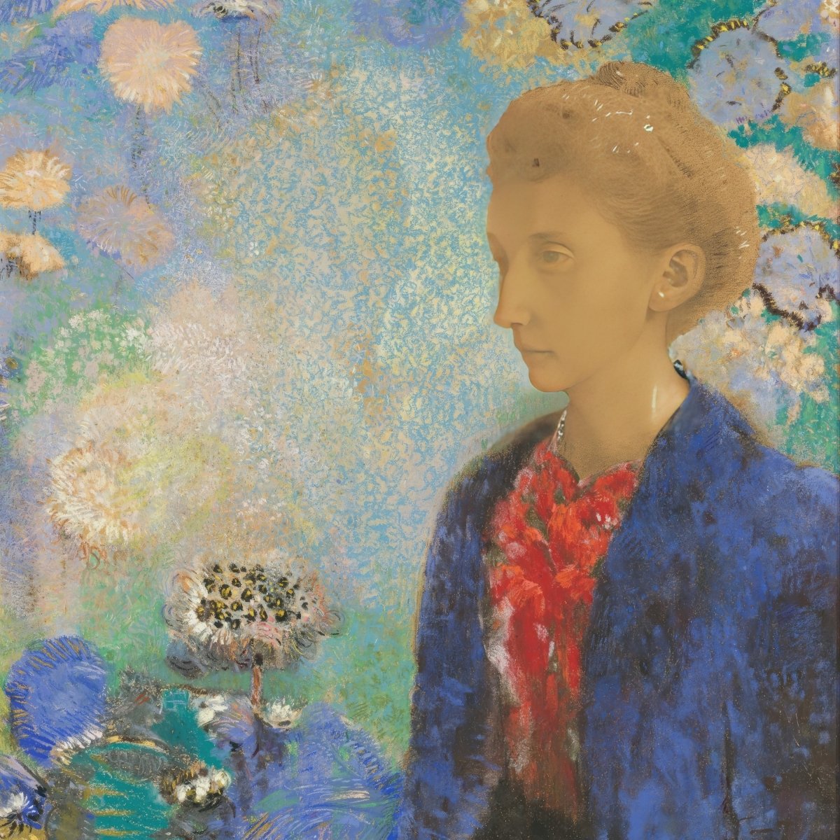 Baronne de Domecy | Odilon Redon | Ave Legato Art Prints