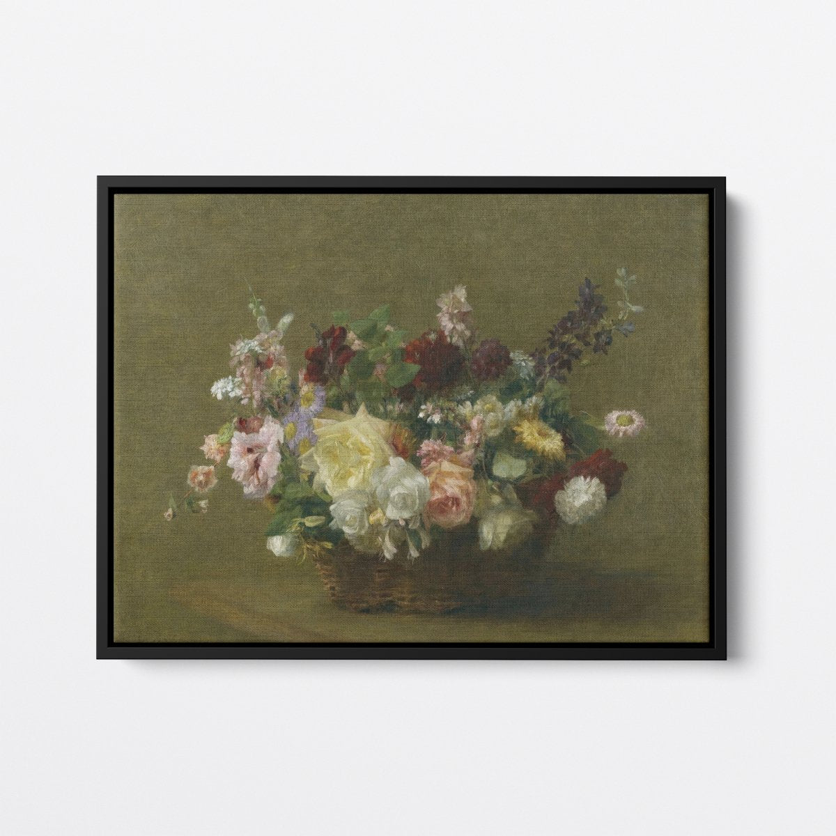 Basket of Various Flowers | Henri Fantin - Latour | Ave Legato Art Prints