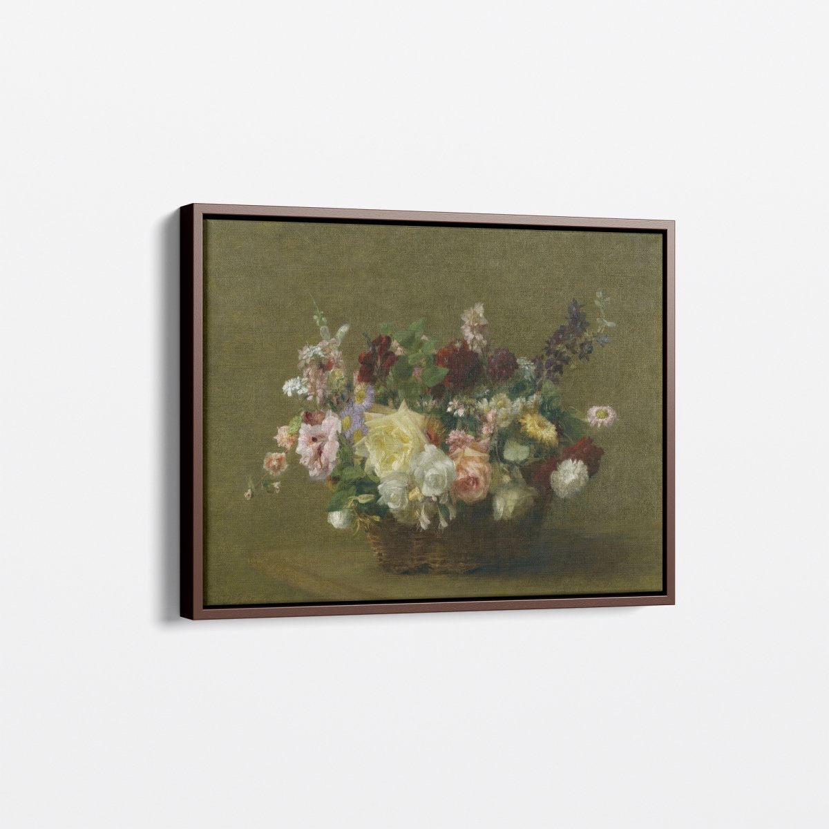 Basket of Various Flowers | Henri Fantin - Latour | Ave Legato Art Prints