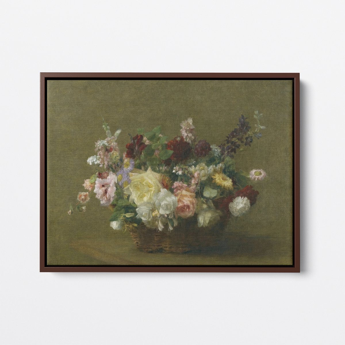 Basket of Various Flowers | Henri Fantin - Latour | Ave Legato Art Prints