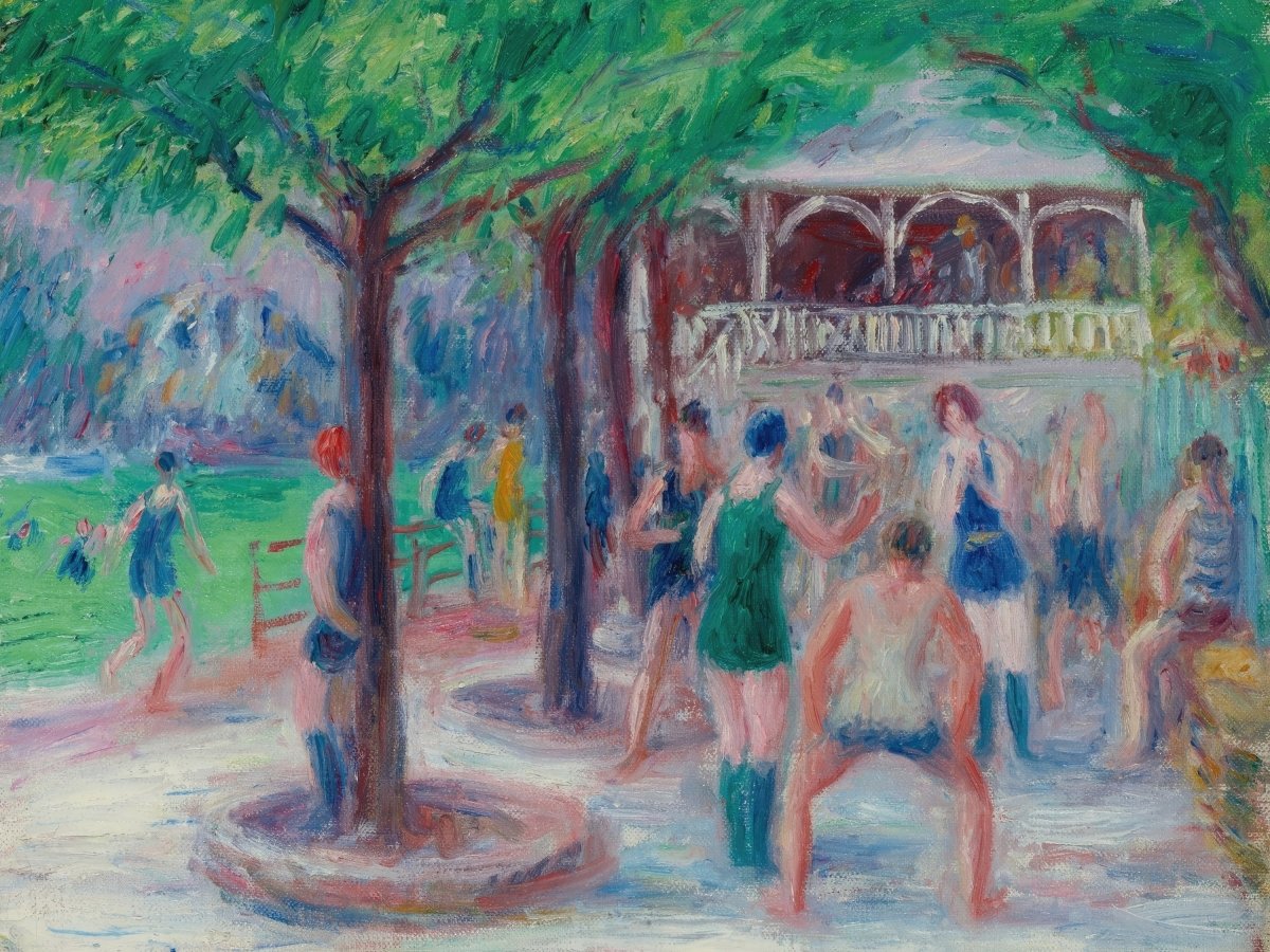 Bathers at Play, Study #2 | William Glackens | Ave Legato Art Prints