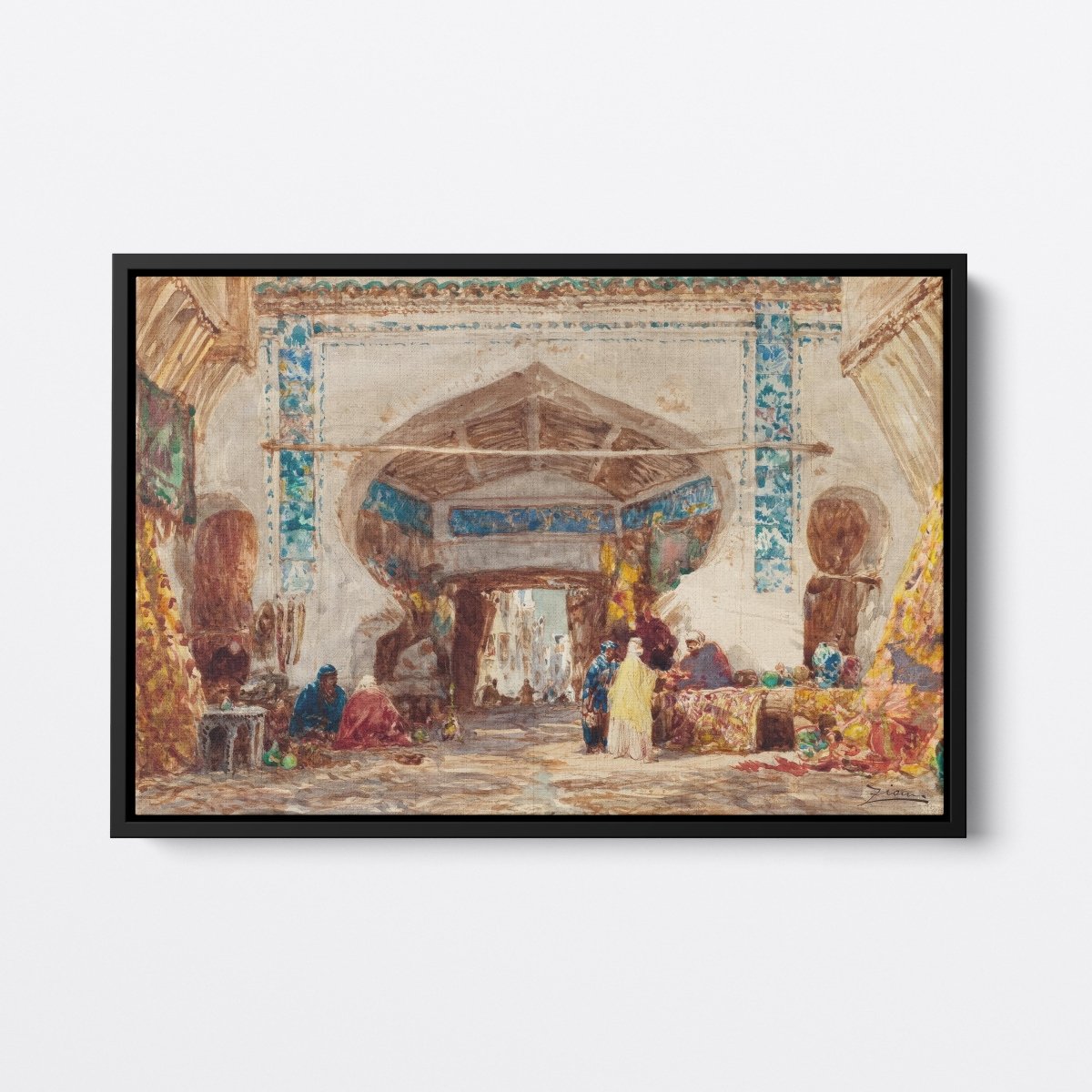 Bazaar in Constantinople | Félix Ziem | Ave Legato Art Prints