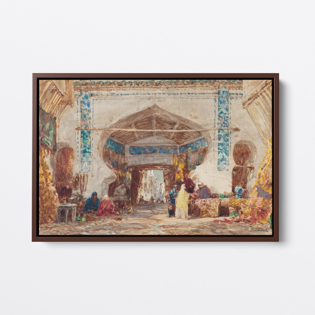 Bazaar in Constantinople | Félix Ziem | Ave Legato Art Prints