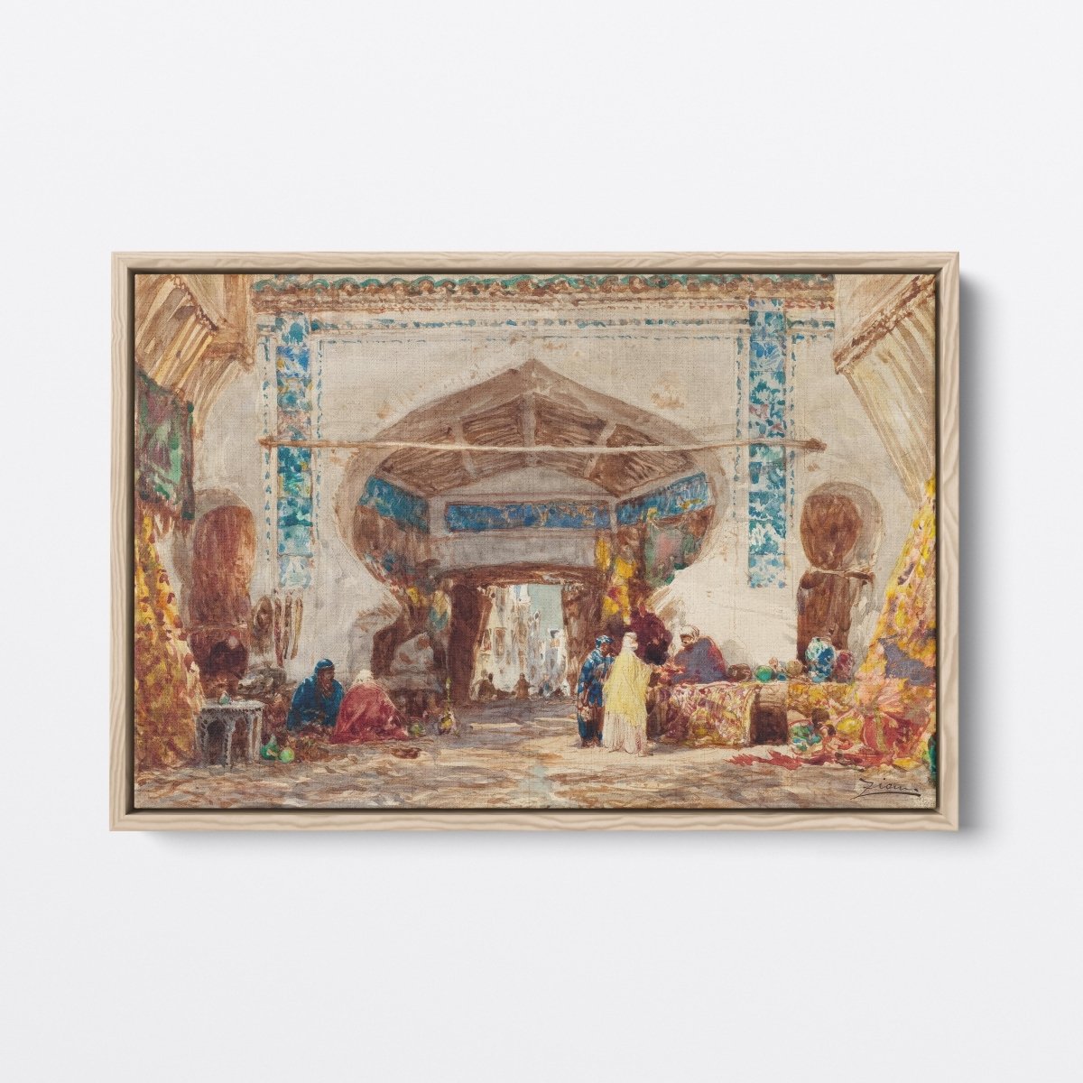 Bazaar in Constantinople | Félix Ziem | Ave Legato Art Prints