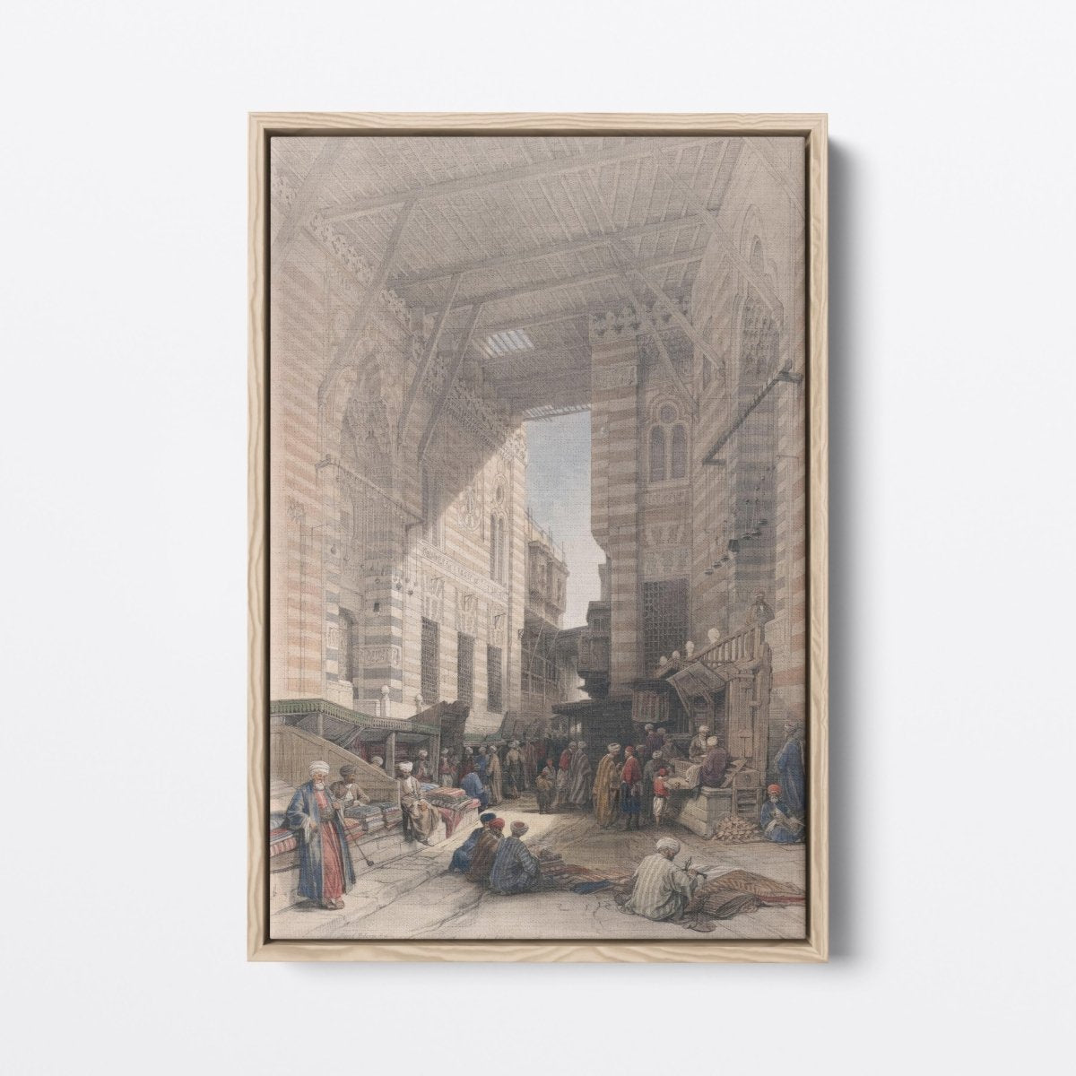 Bazaar of the Silk Mercers, Cairo | David Roberts | Ave Legato Art Prints