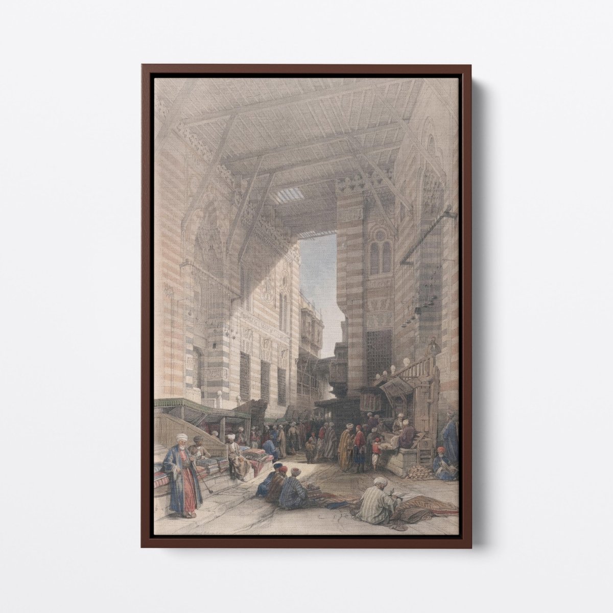 Bazaar of the Silk Mercers, Cairo | David Roberts | Ave Legato Art Prints