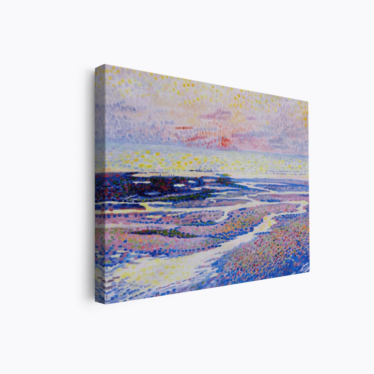 Beach at Low Tide, Evening | Theo van Rysselberghe | Ave Legato Art Prints