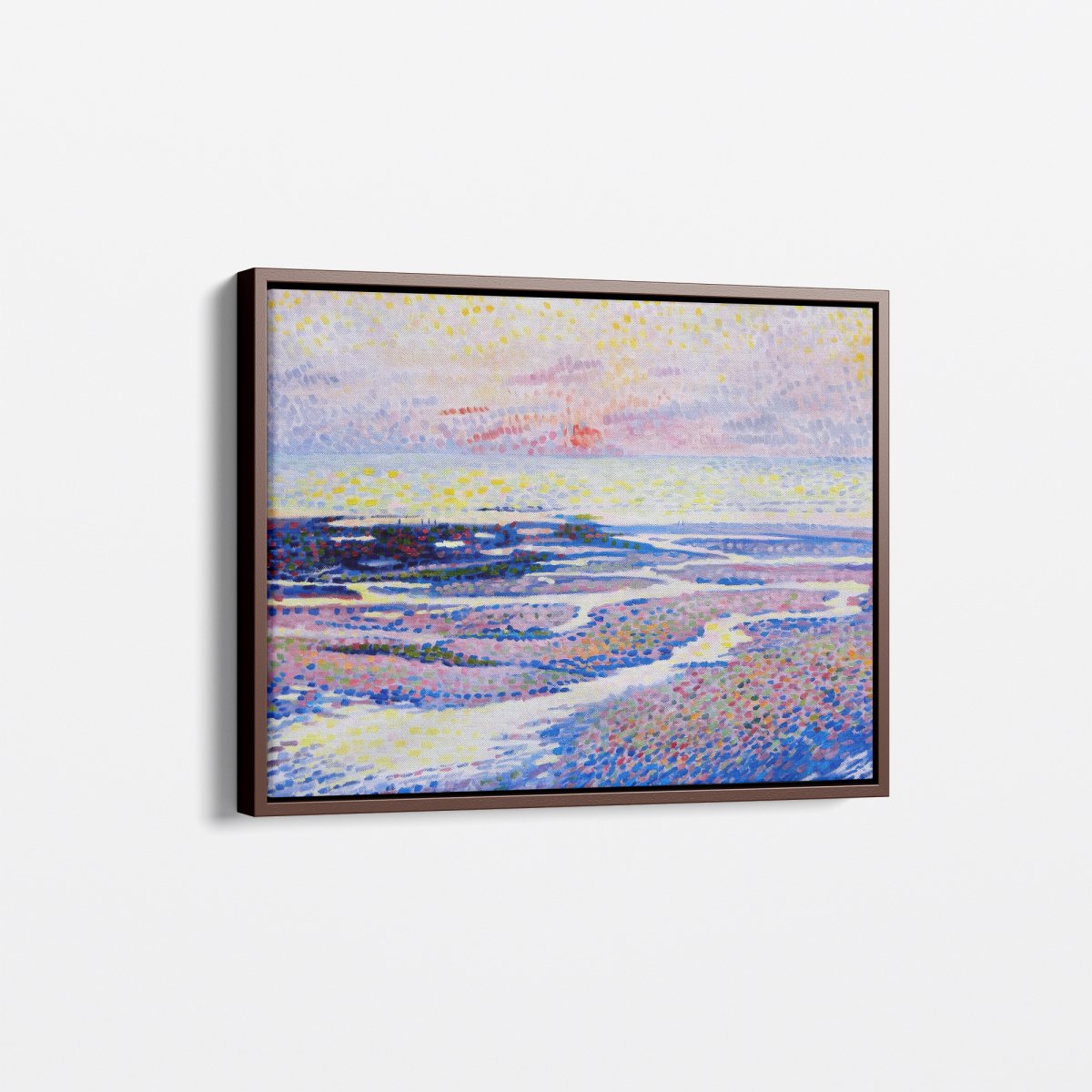 Beach at Low Tide, Evening | Theo van Rysselberghe | Ave Legato Art Prints