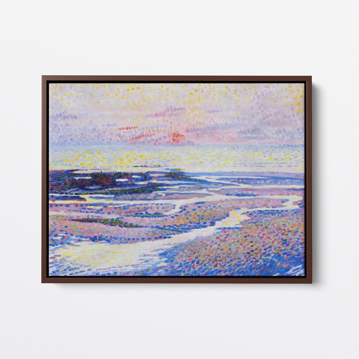 Beach at Low Tide, Evening | Theo van Rysselberghe | Ave Legato Art Prints