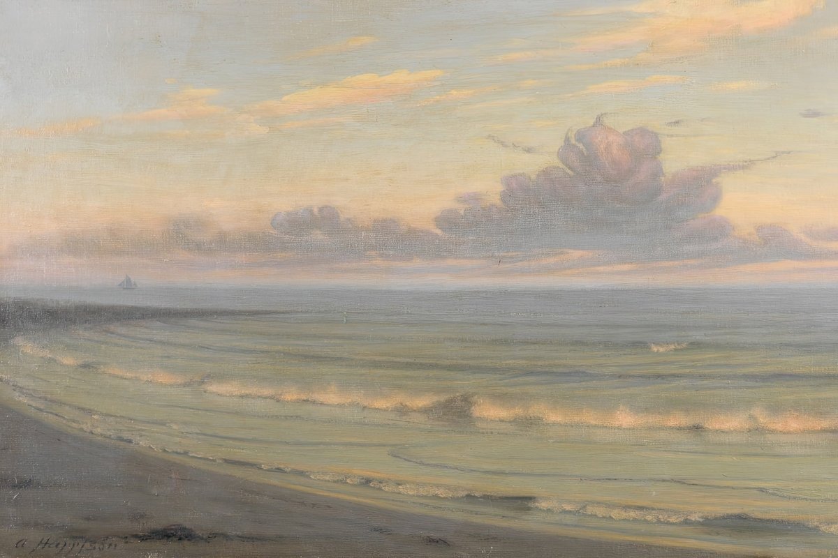 Beach at Sunset | Alexander Harrison | Ave Legato Art Prints