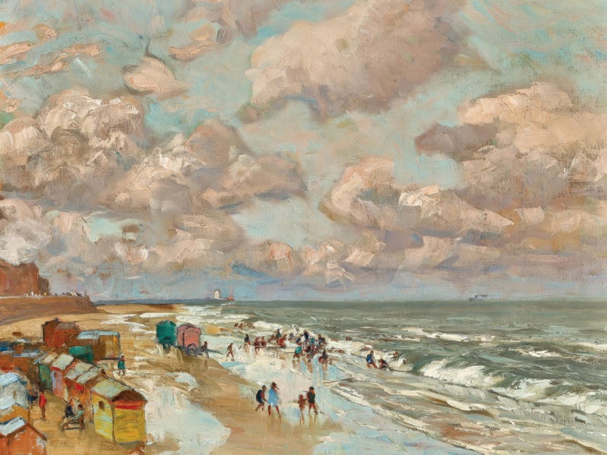 Beach of Middelkerke | Carl O'Lynch | Ave Legato Art Prints