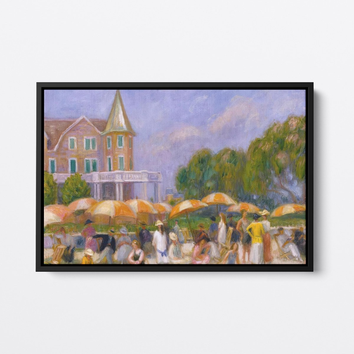 Beach Umbrellas at Blue Point | William Glackens | Ave Legato Art Prints