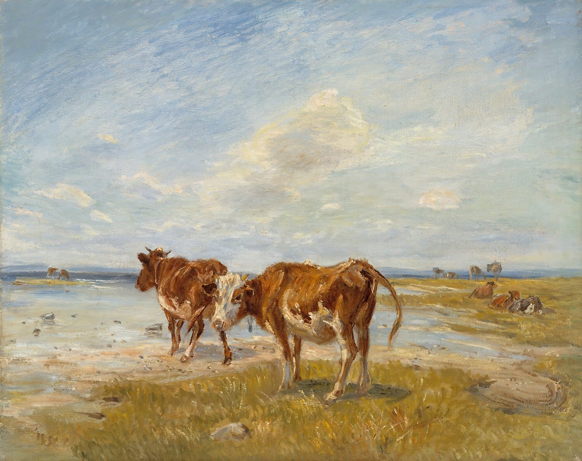 Beached Cows | Theodor Philipsen | Ave Legato Art Prints