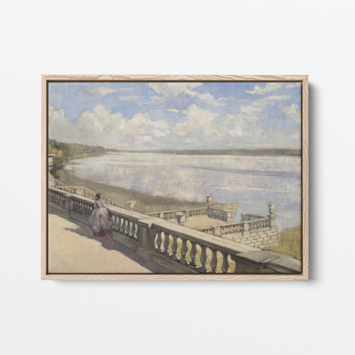 Beachside, Sunny Day | Sergei Vinogradov | Ave Legato | Canvas Art Prints | Vintage Artwork