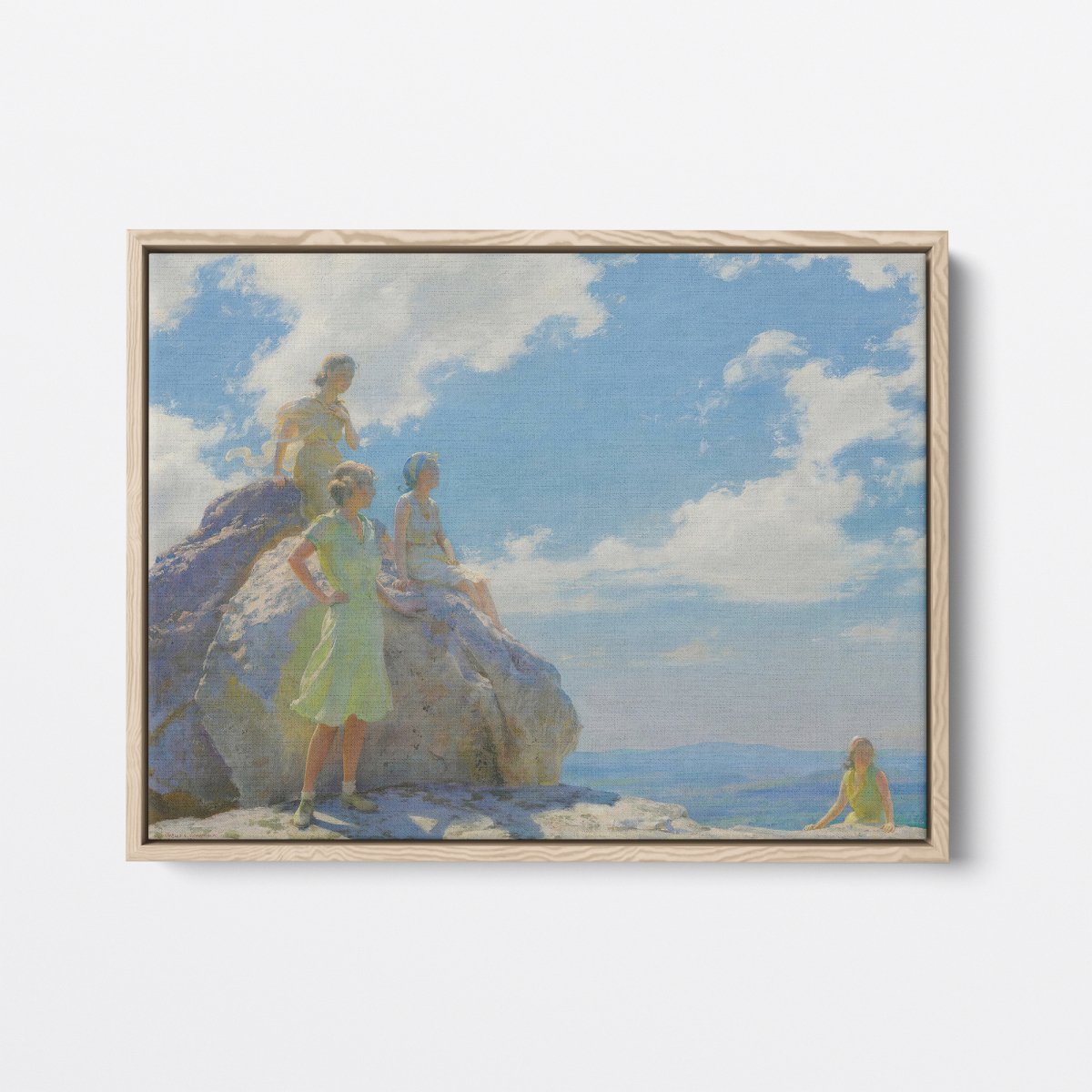 Bear Cliff Rocks | Charles Curran | Ave Legato Art Prints