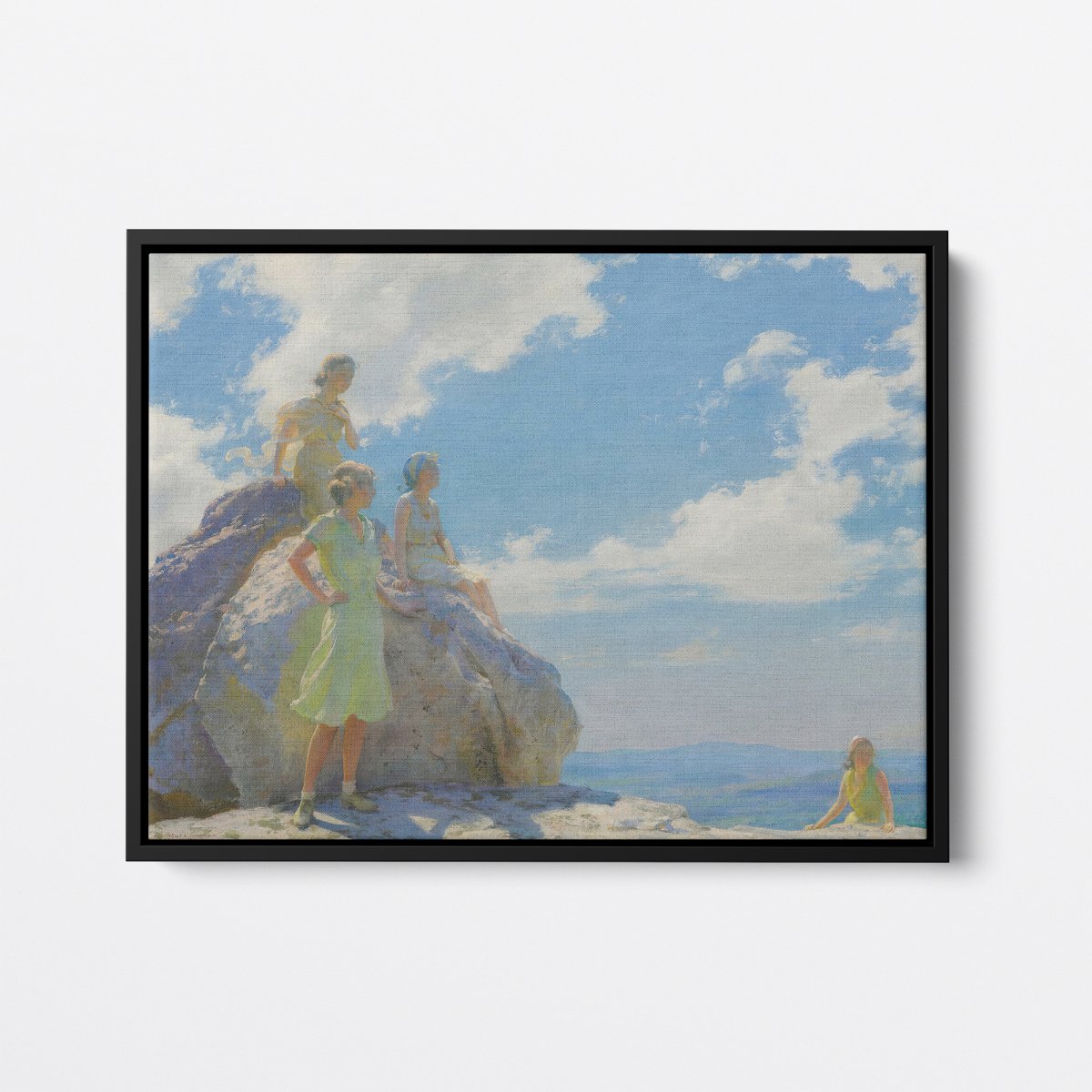 Bear Cliff Rocks | Charles Curran | Ave Legato Art Prints