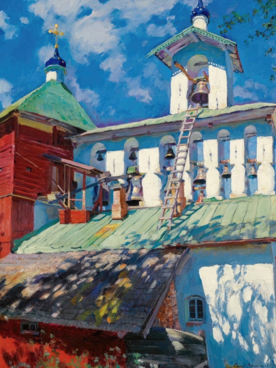 Belfry of the Monastery | Sergei Vinogradov | Ave Legato Art Prints