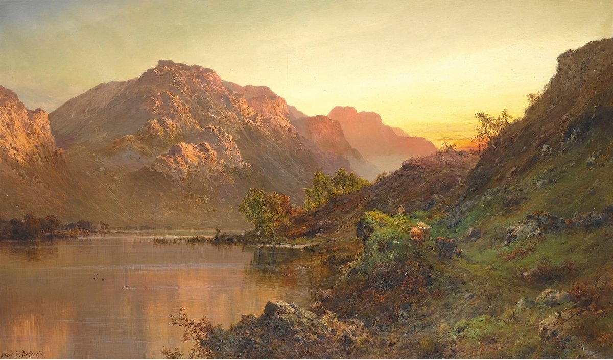 Ben Lomond, Scottish Highlands | Alfred de Bréanski | Ave Legato Art Prints