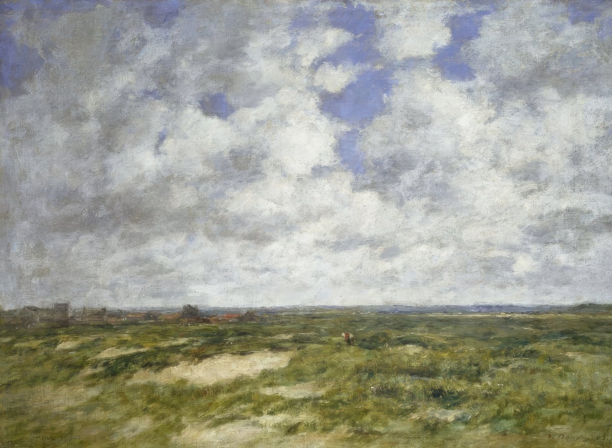 Berck Cloudy Landscape | Eugène Boudin | Ave Legato Art Prints