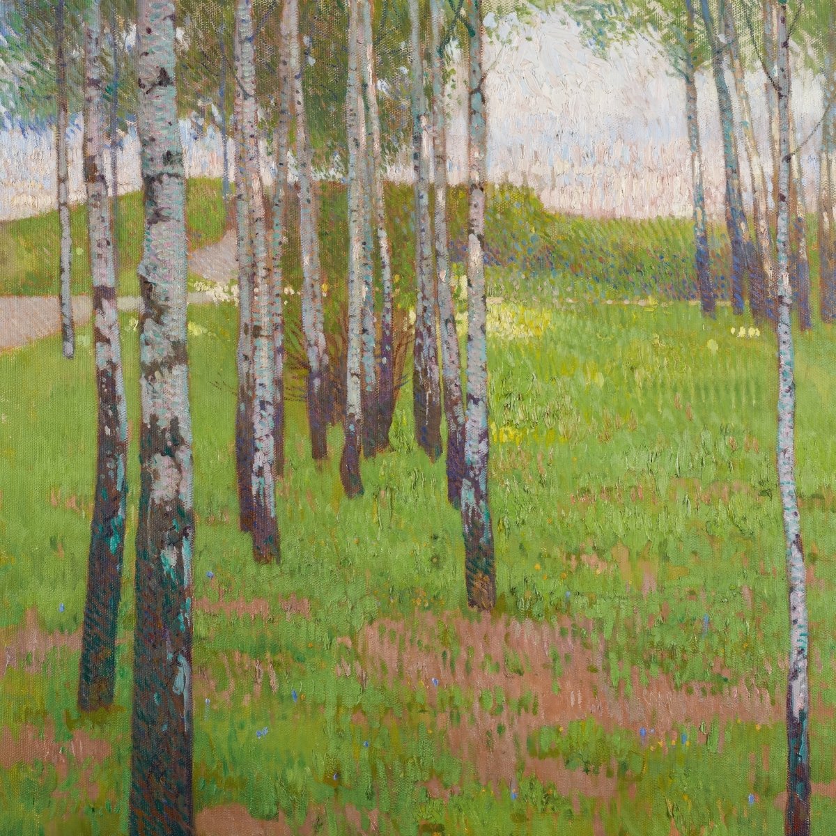 Birch Grove at Dusk | Carl Moll | Ave Legato Art Prints
