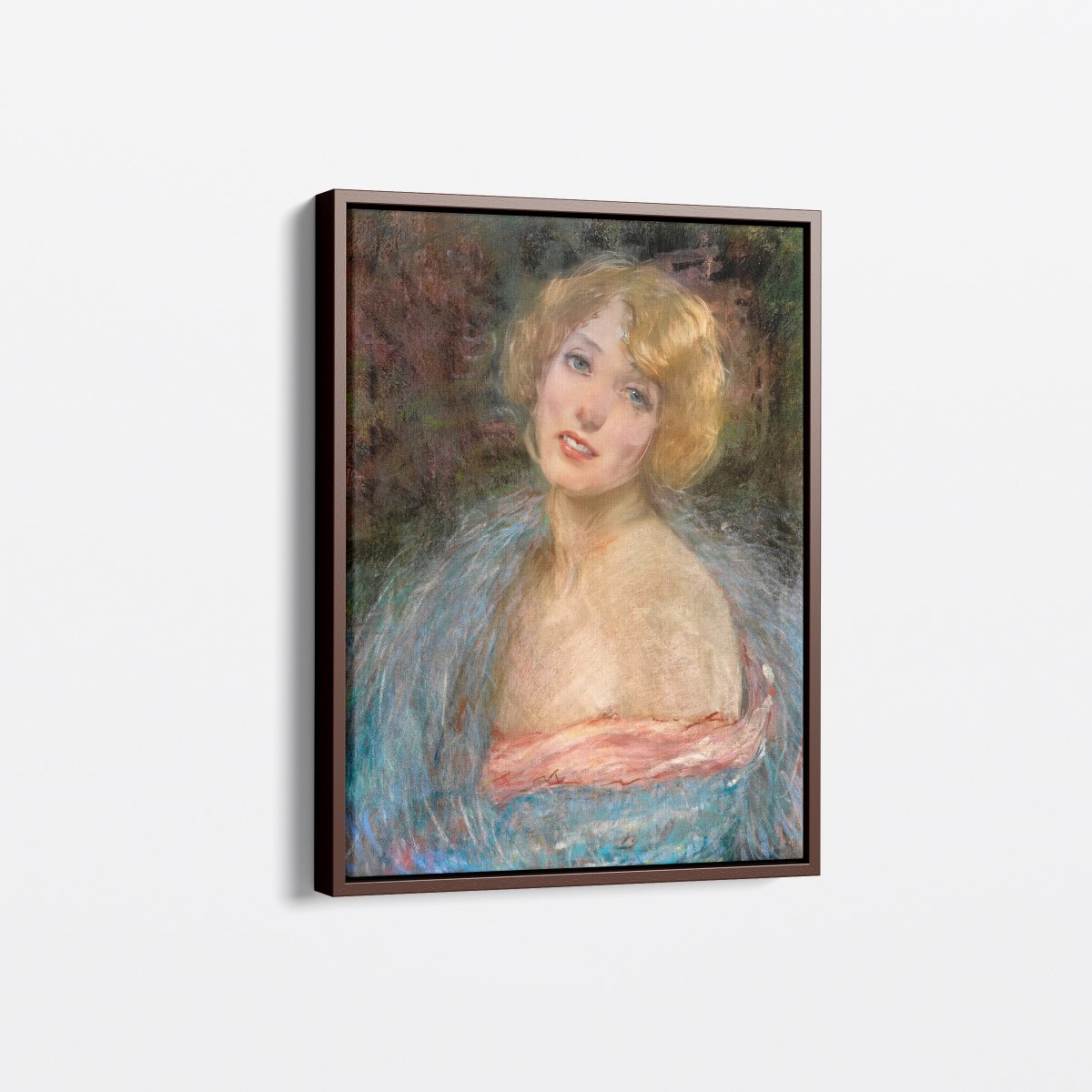 Blonde Girl with Boa | Alice Pike Barney | Ave Legato Art Prints