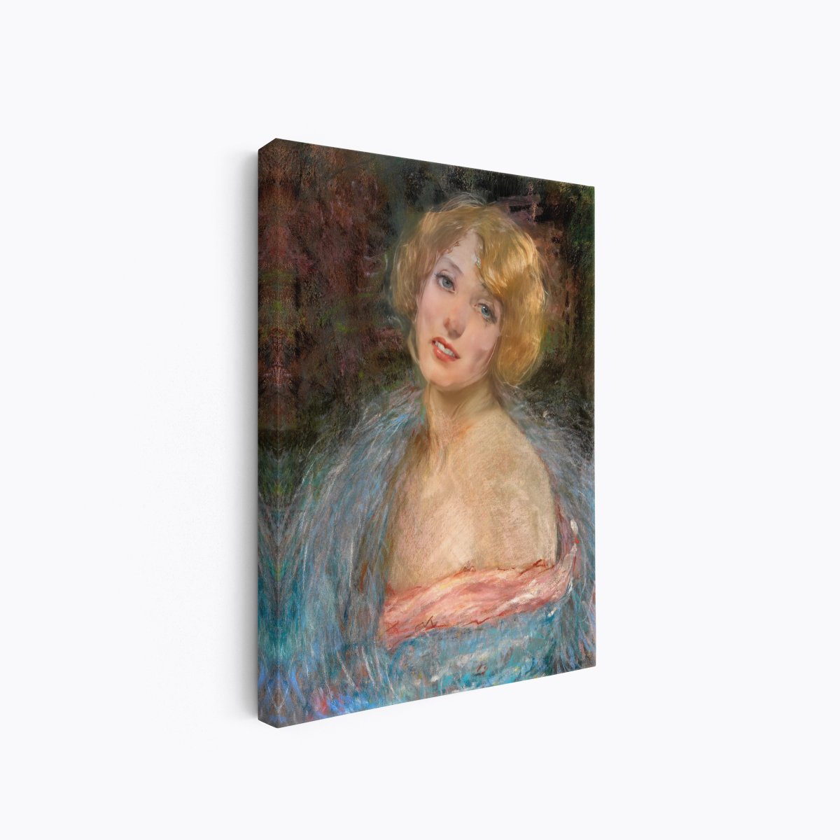 Blonde Girl with Boa | Alice Pike Barney | Ave Legato Art Prints