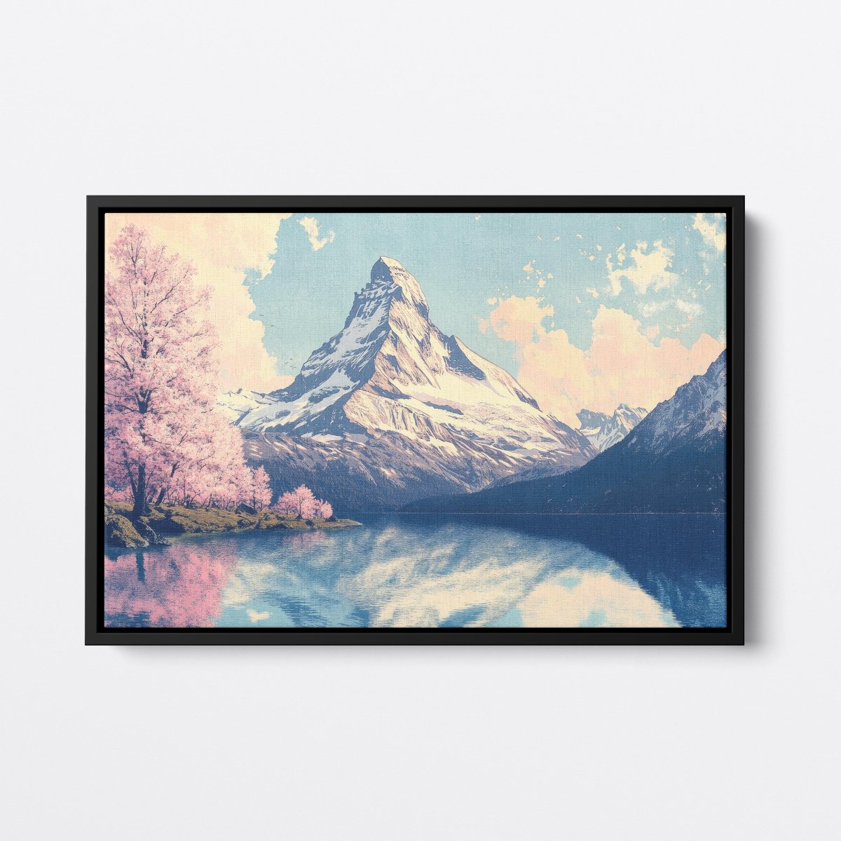 Blossoms by the Matterhorn | Ave Legato | Ave Legato Art Prints