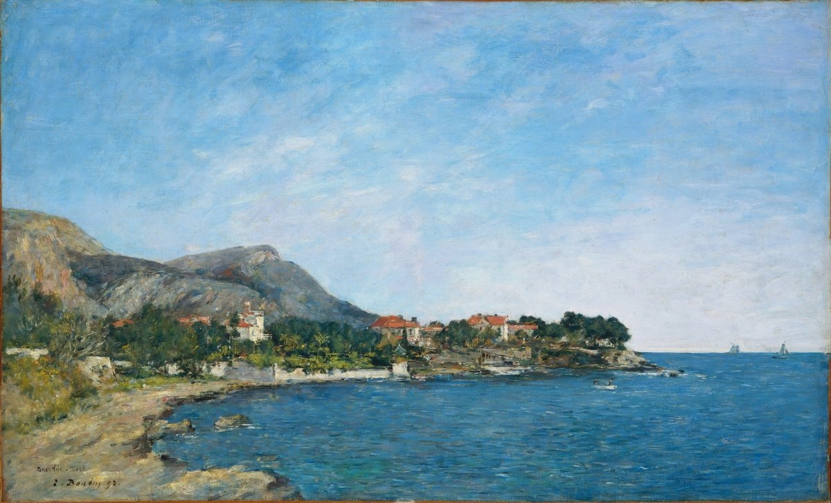 Blue Bay of Fourmis | Eugène Boudin | Ave Legato Art Prints