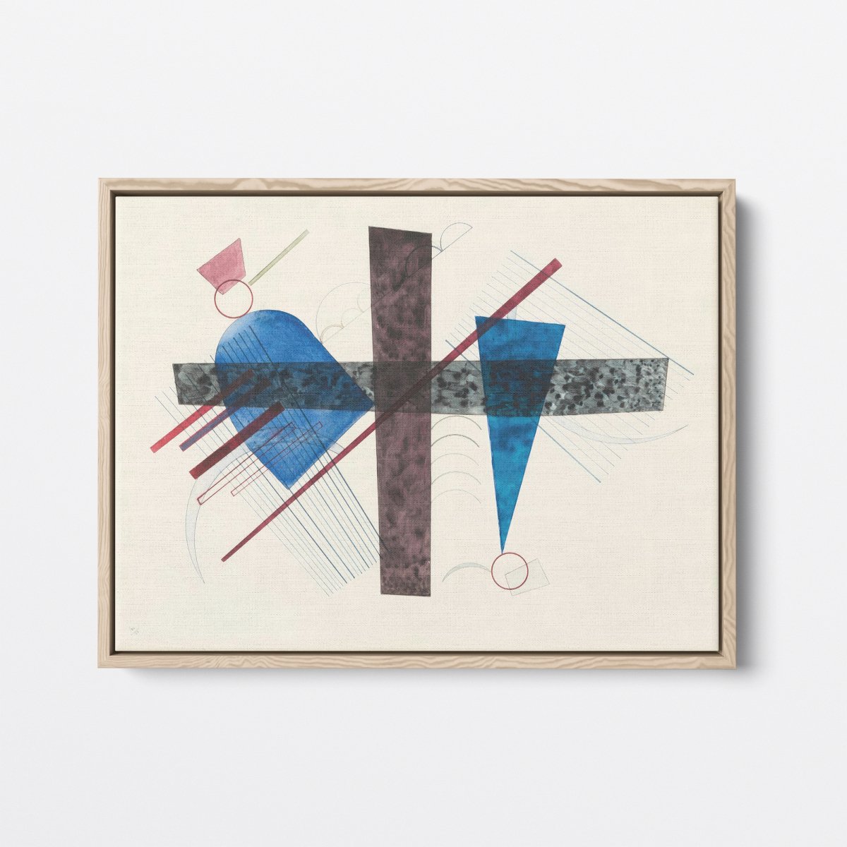 Blue in Round and Pointed | Wassily Kandinsky | Ave Legato Art Prints