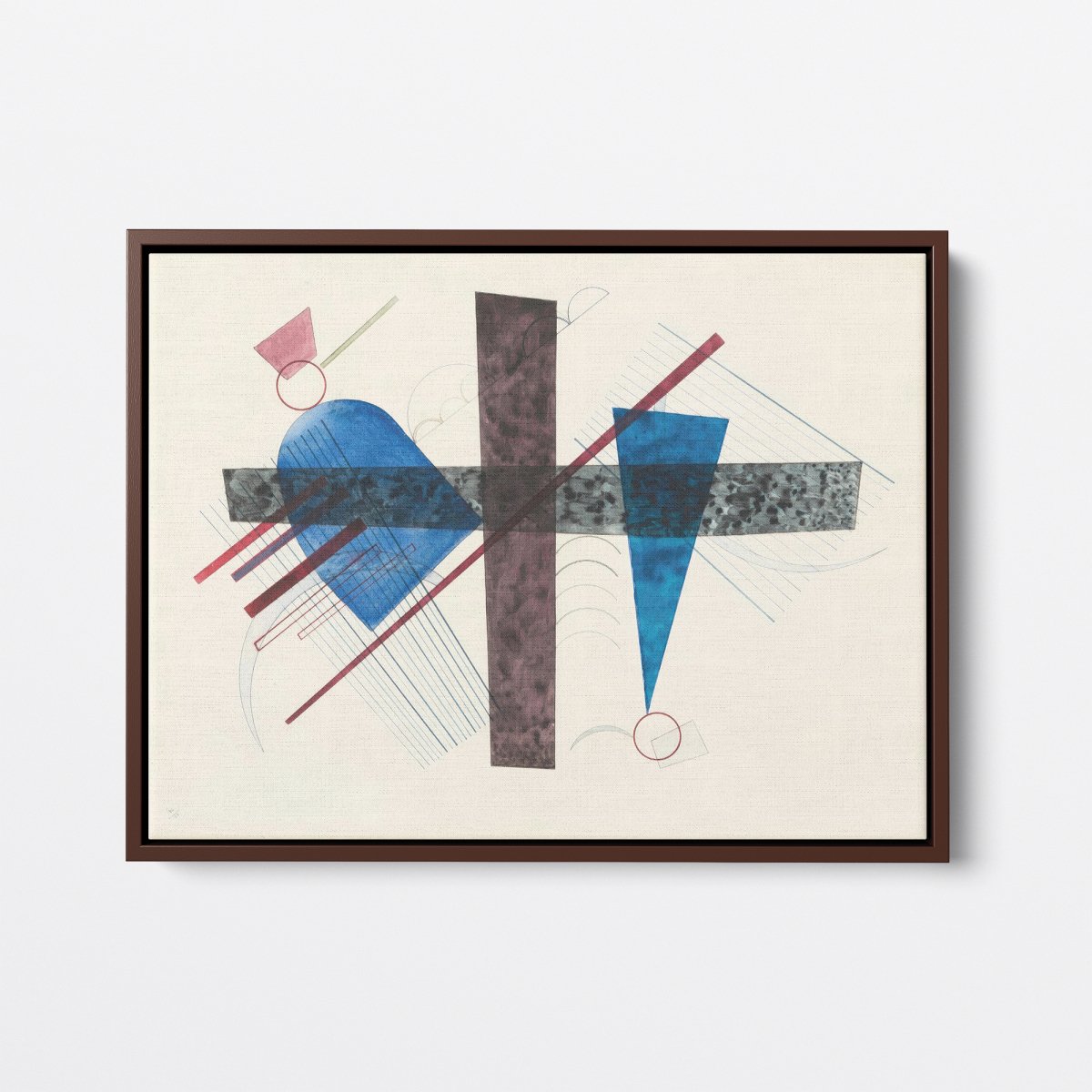 Blue in Round and Pointed | Wassily Kandinsky | Ave Legato Art Prints