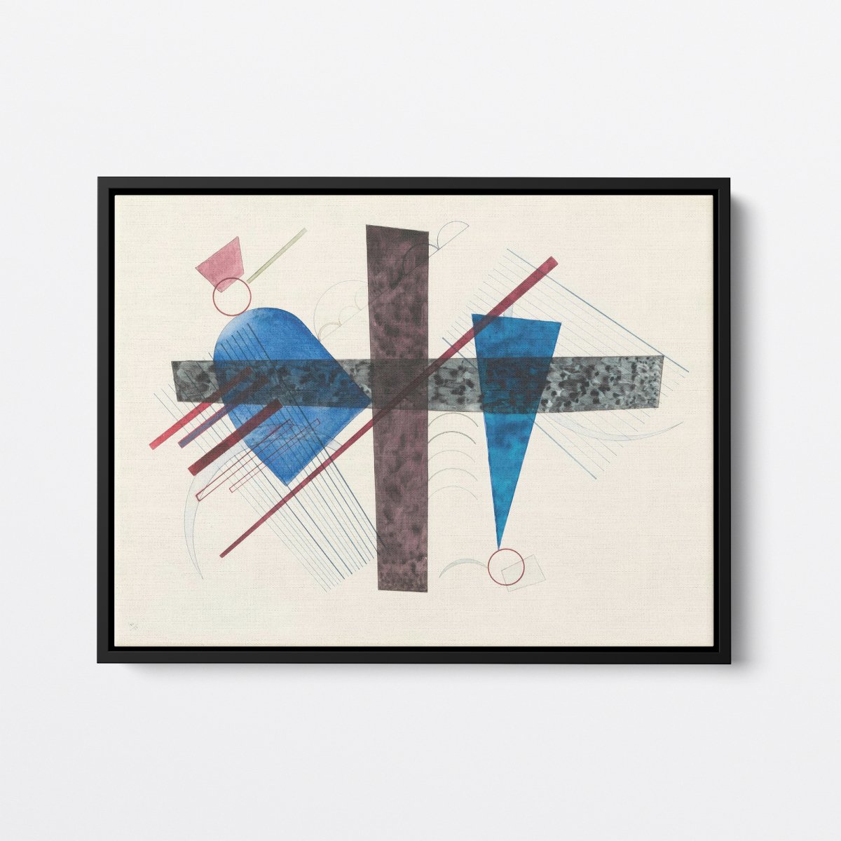 Blue in Round and Pointed | Wassily Kandinsky | Ave Legato Art Prints