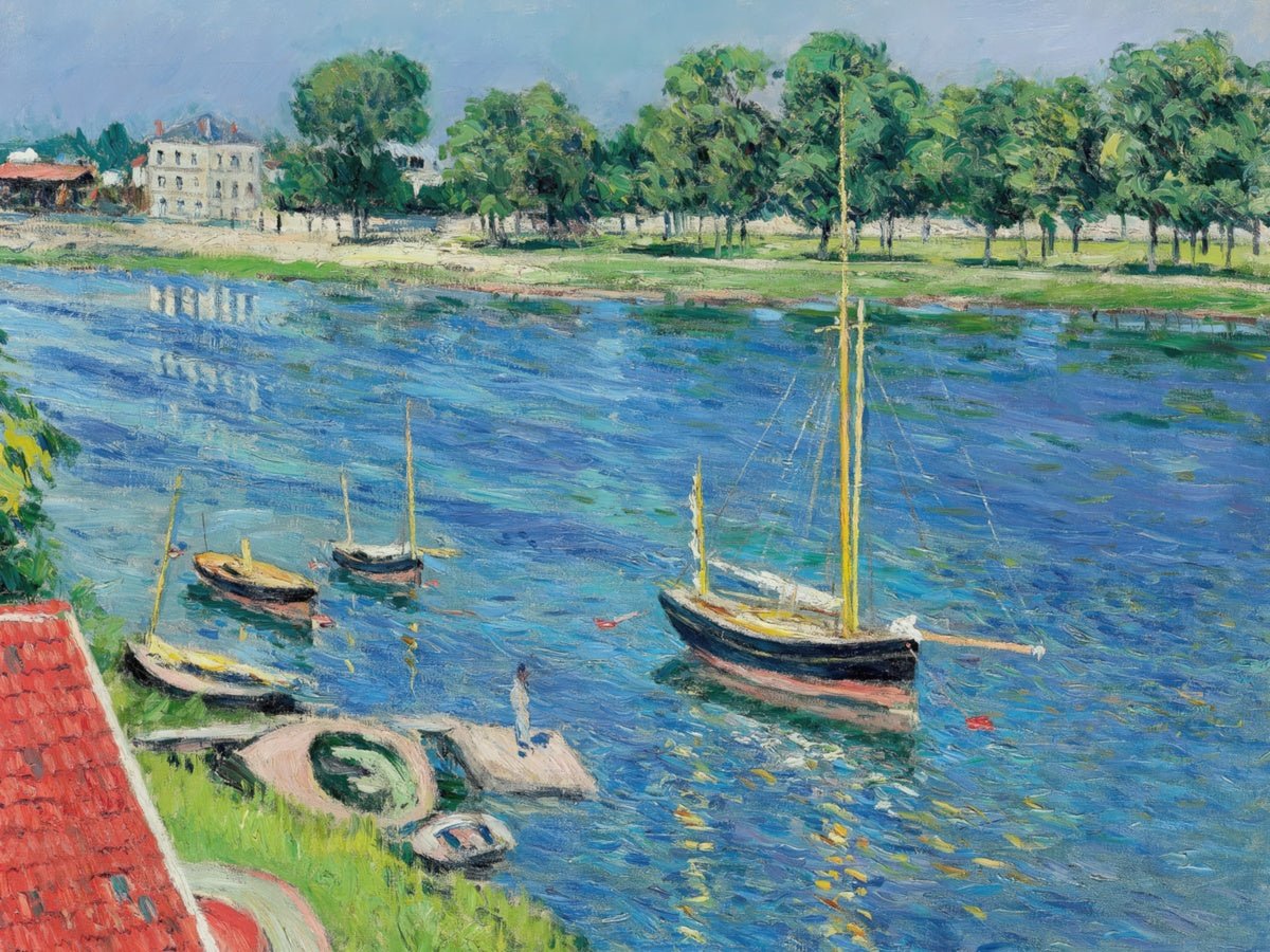 Boats at Anchor | Gustave Caillebotte | Ave Legato Art Prints