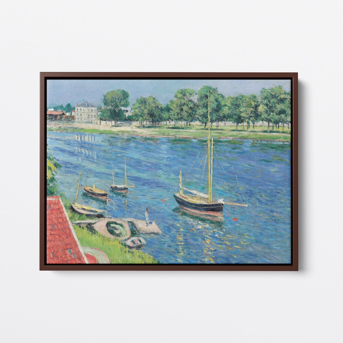 Boats at Anchor | Gustave Caillebotte | Ave Legato Art Prints