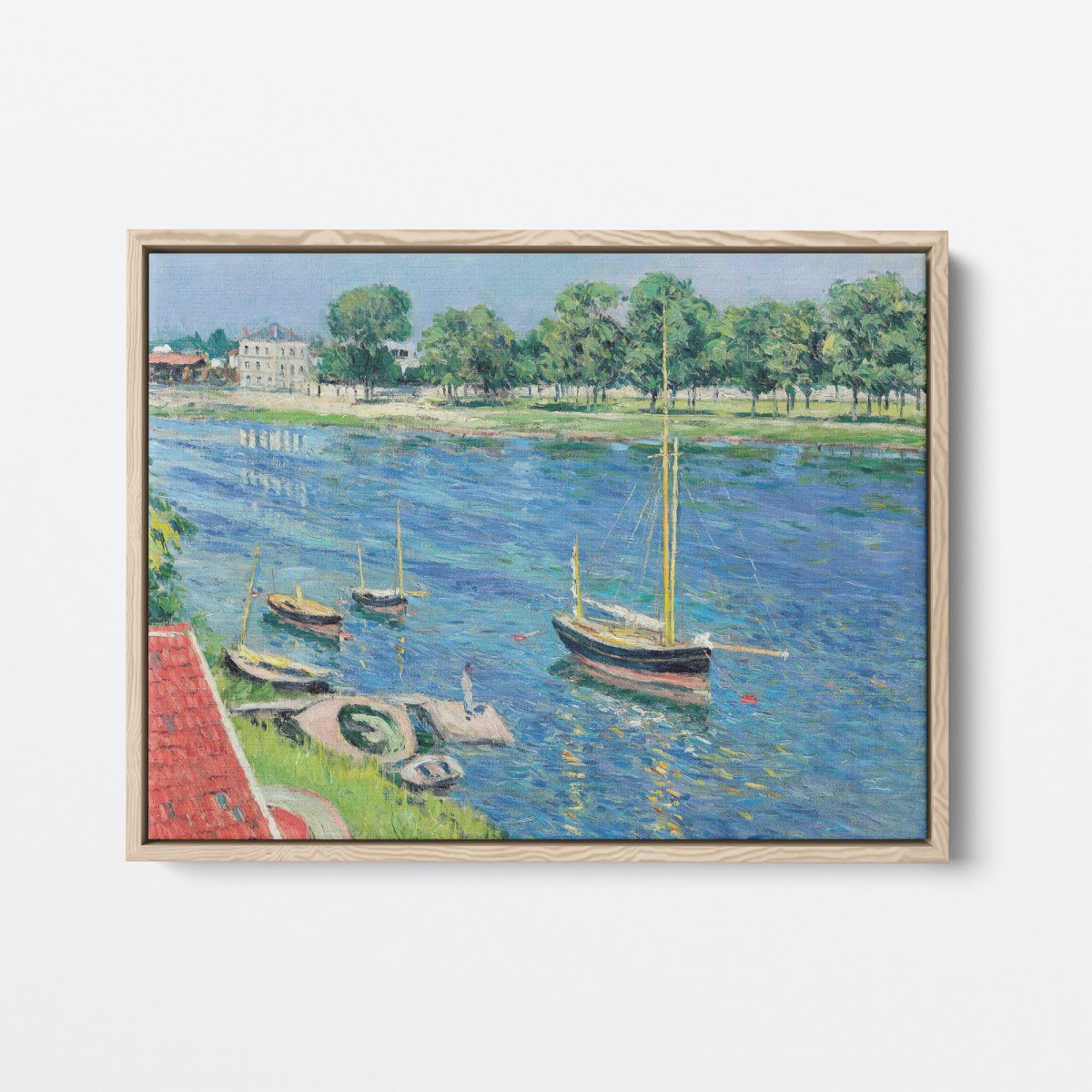 Boats at Anchor | Gustave Caillebotte | Ave Legato Art Prints