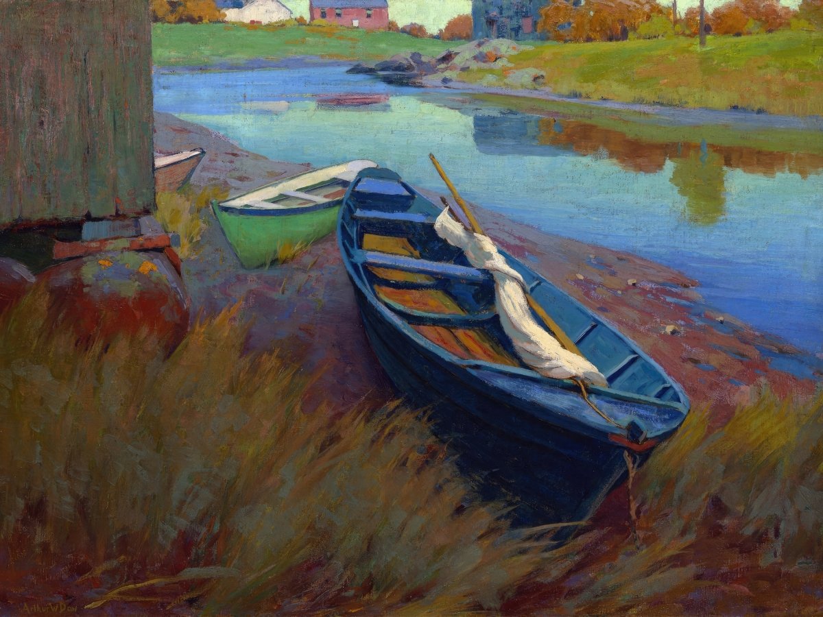 Boats at Rest | Arthur Wesley Dow | Ave Legato Art Prints