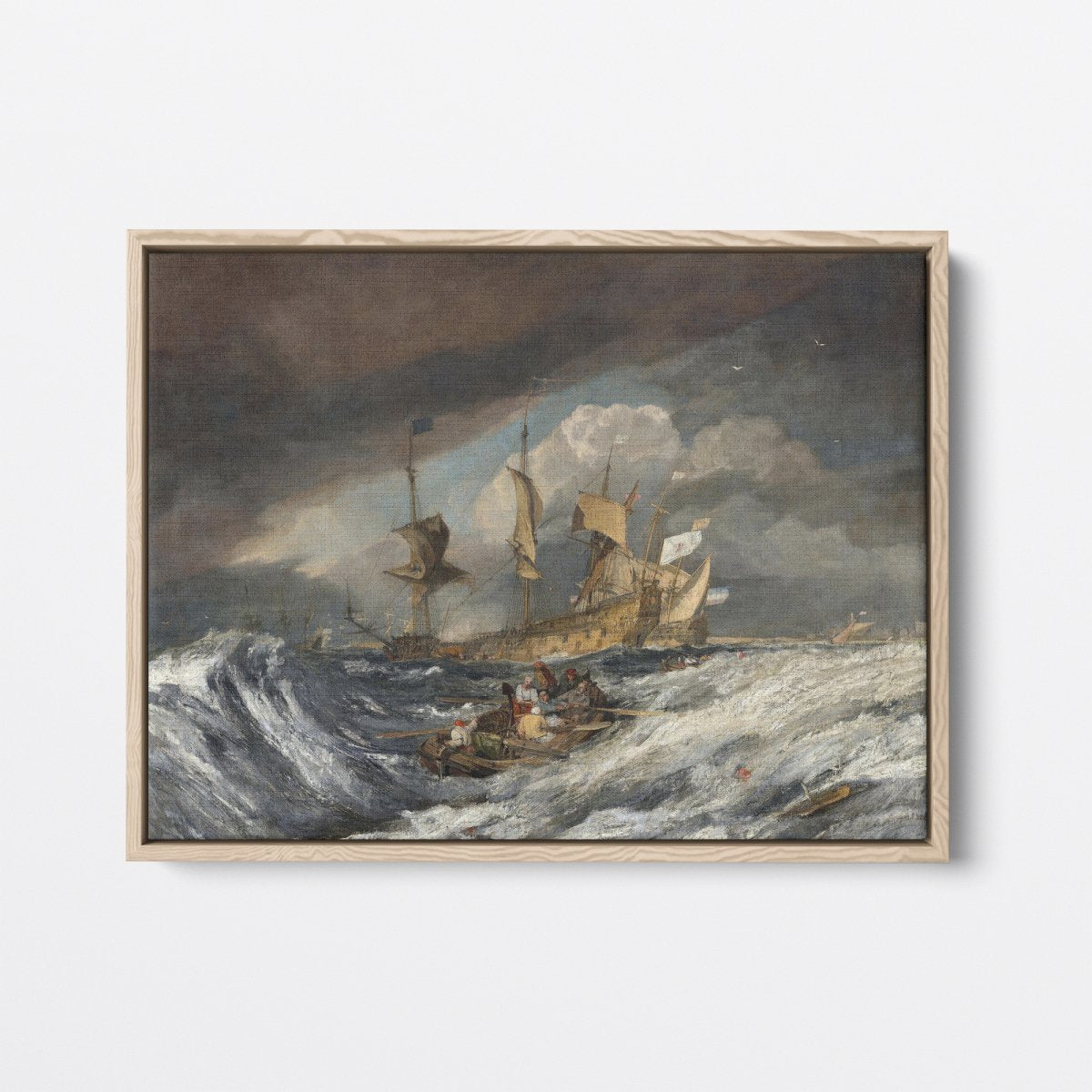 Boats Carrying Out Anchors | J.M.W. Turner | Ave Legato Art Prints