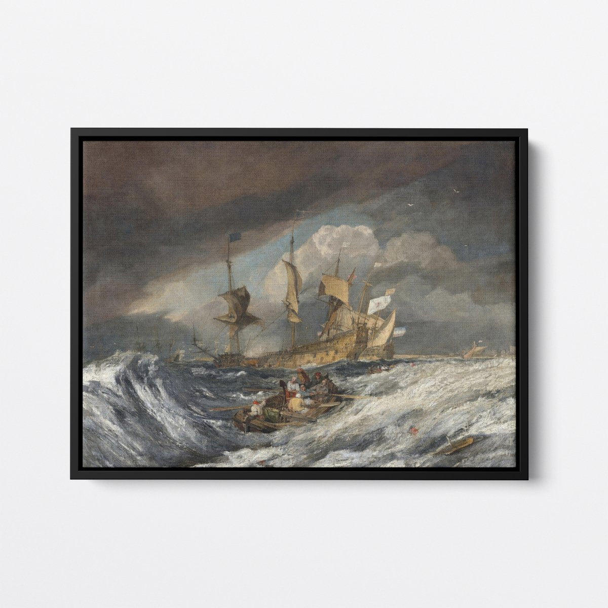 Boats Carrying Out Anchors | J.M.W. Turner | Ave Legato Art Prints