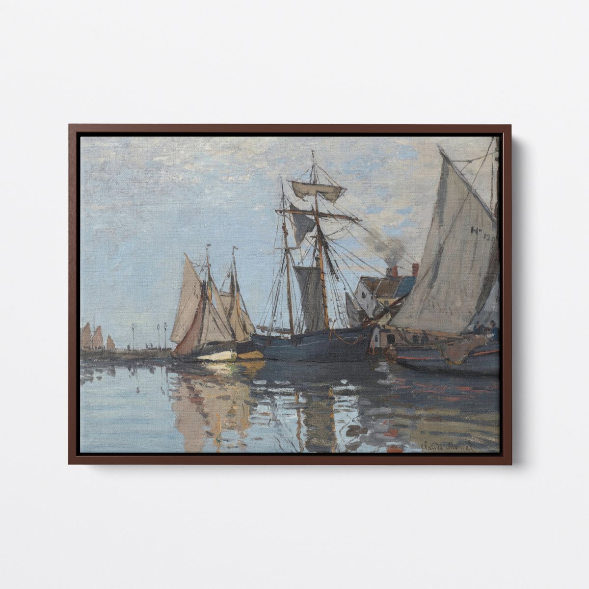 Boats in the Port of Honfleur | Claude Monet | Ave Legato Art Prints