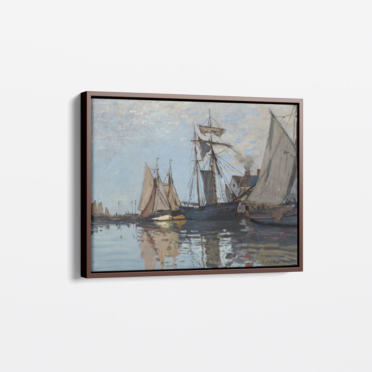 Boats in the Port of Honfleur | Claude Monet | Ave Legato Art Prints