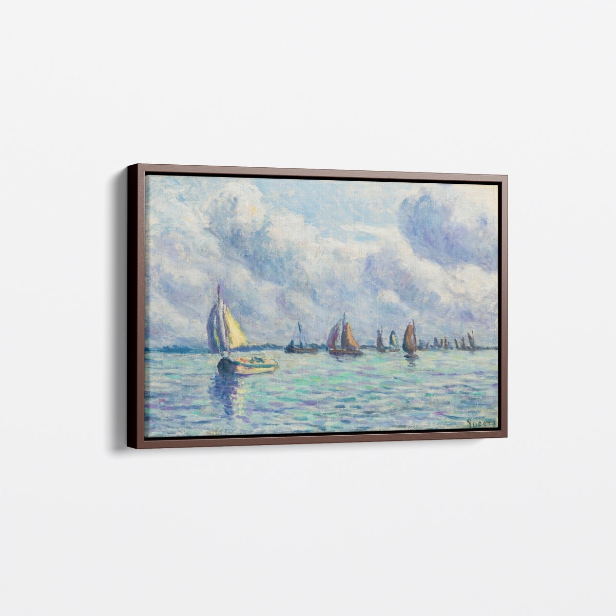 Boats on the Meuse, In Rotterdam | Maximilien Luce | Ave Legato Art Prints