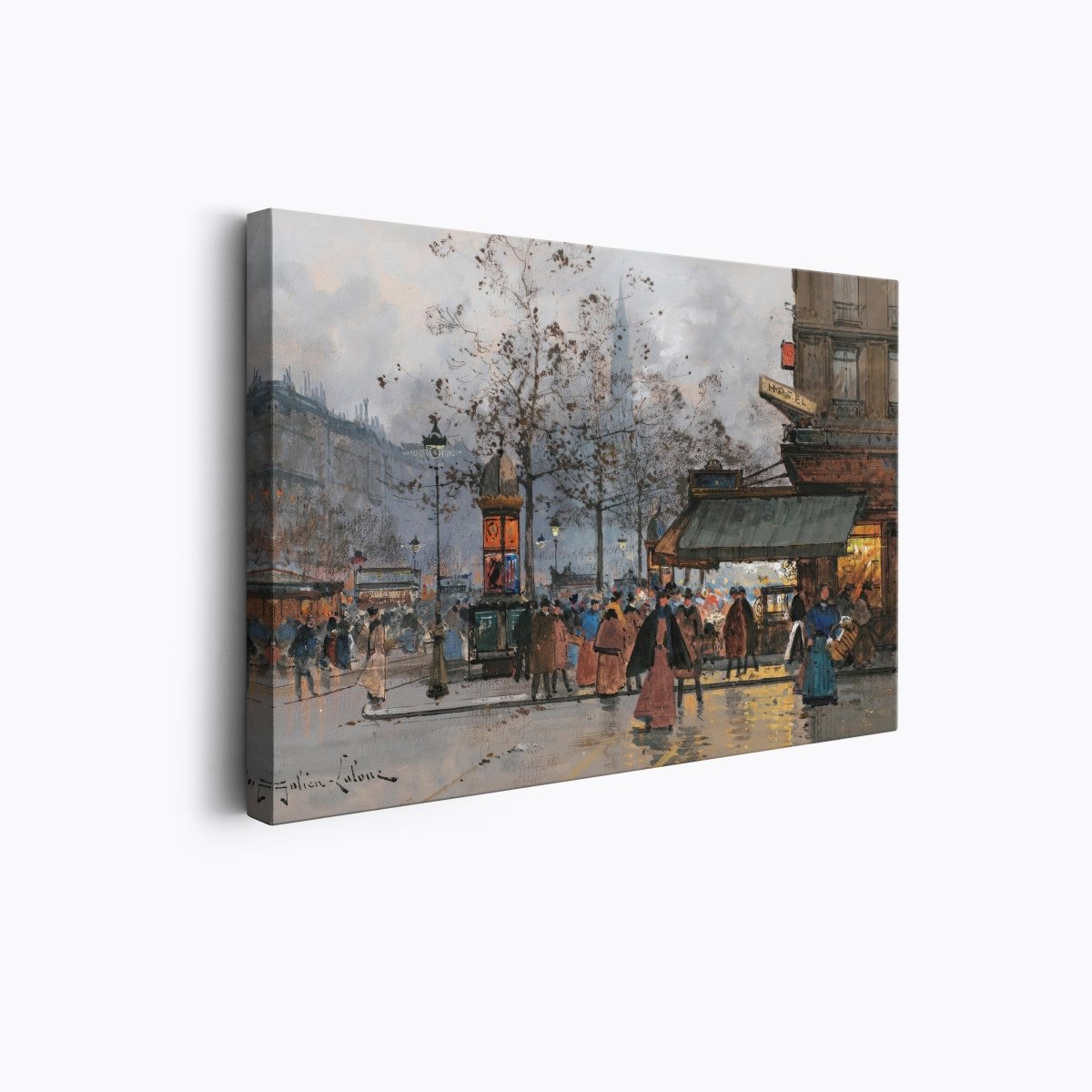 Boulevard Animé À Paris | Eugene Galien - Laloue | Ave Legato Art Prints