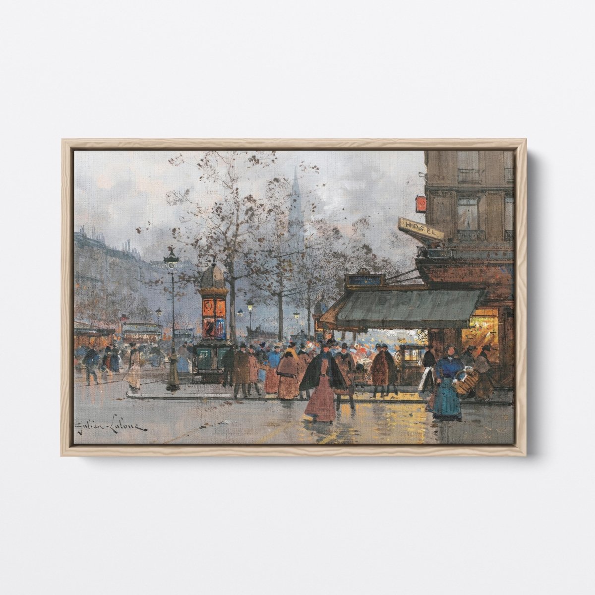 Boulevard Animé À Paris | Eugene Galien - Laloue | Ave Legato Art Prints