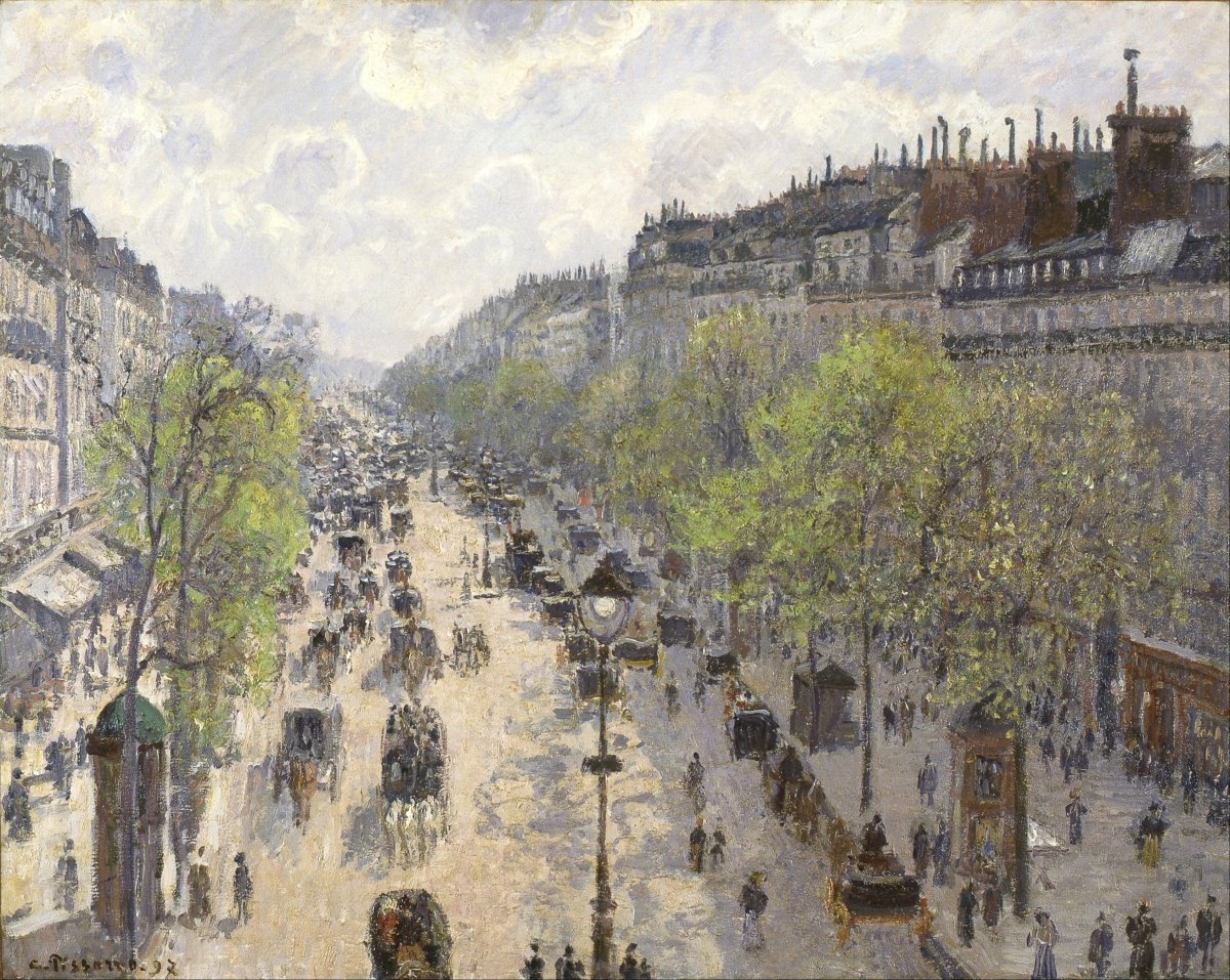 Boulevard Montmarte, Spring | Camille Pissarro | Ave Legato Art Prints