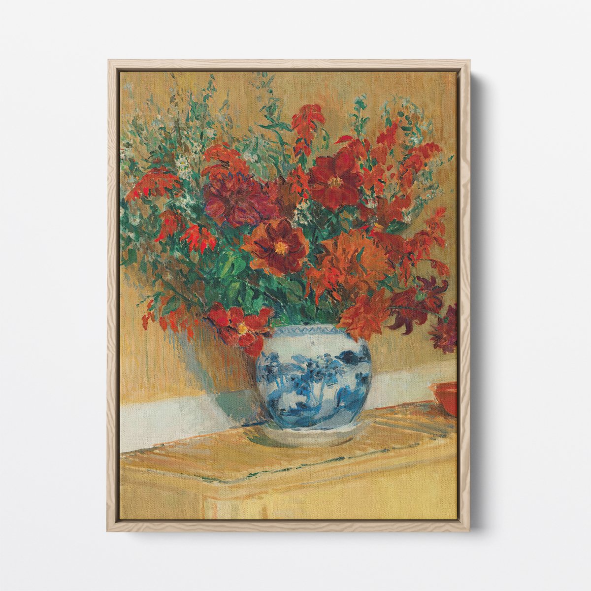 Bouquet of Flowers in a Blue Vase | Jacques - Émile Blanche | Ave Legato Art Prints