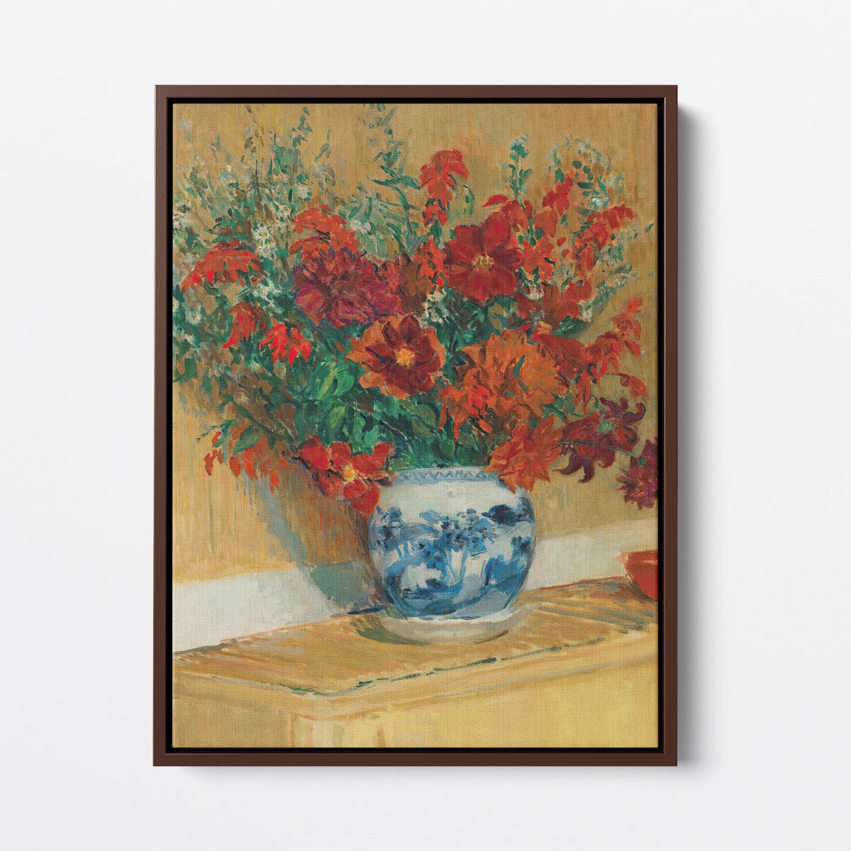 Bouquet of Flowers in a Blue Vase | Jacques - Émile Blanche | Ave Legato Art Prints